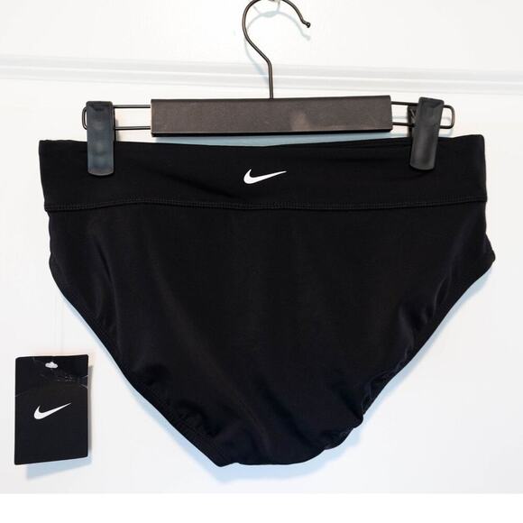 Nike NWT Ladies High Waisted Black Swim Bikini Bottoms - Picture 3 of 7